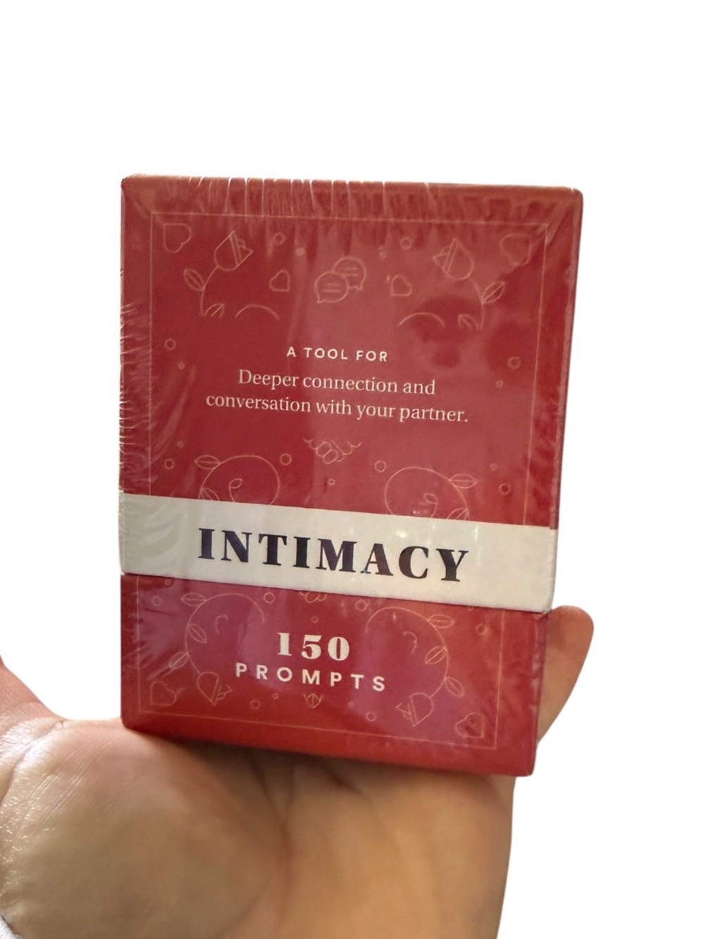 Intimacy 150 Prompts Card Deck - Red -